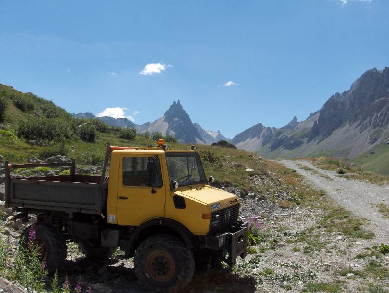 A le Camion pour evacaution des materiaux.JPG